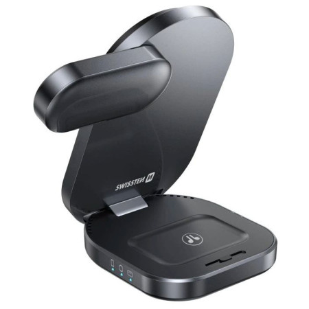 Cargador inalámbrico Swissten MagBase 3-in-1