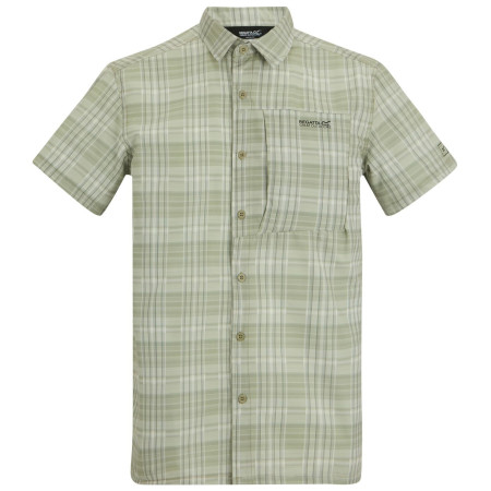 Camisa de hombre Regatta Anti-Insect Travel Light S/S Shirt verde claro LightSageCh