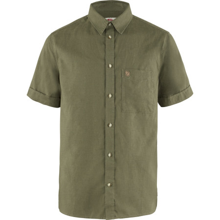 Camisa de hombre Fjällräven Övik Travel Shirt SS M 2022 verde green