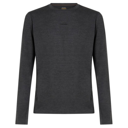 Camiseta funcional de hombre Icebreaker Men 200 MerinoFine Ace LS Crewe gris Jet Hthr-011