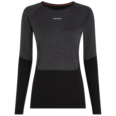 Camiseta funcional de mujer Icebreaker Women Merino 200 Oasis+ LS Crewe negro Blk/Jtht/Und/Cb