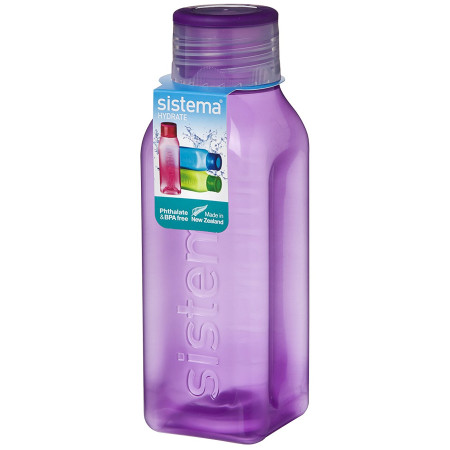 Botella Sistema Square 475ml violeta