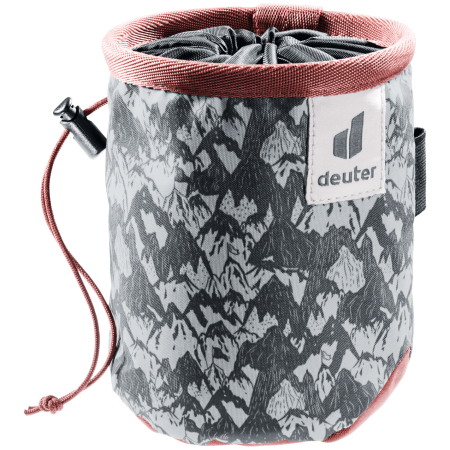 Saco de magnesio Deuter Gravity Chalk Bag I gris redwood scratches-graphite
