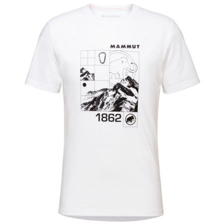Camiseta de hombre Mammut Core T-Shirt Men Tiles blanco white
