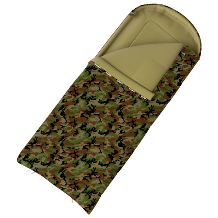 Saco de dormir Husky Gizmo Army verde/marrón green