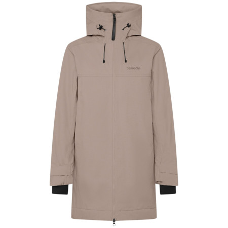 Abrigo softshell para mujer Didriksons Eris Wns Parka beige Ash Brown