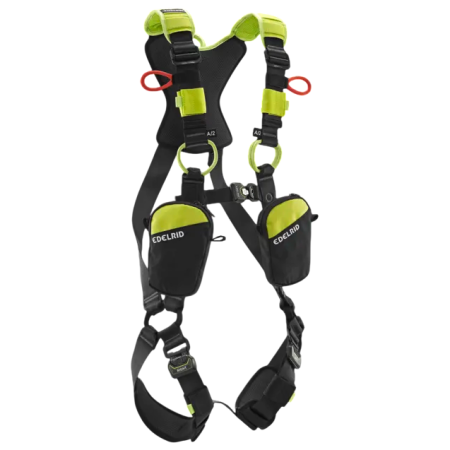 Arnés de trabajo Edelrid Flex Lite negro/amarillo oasis-night
