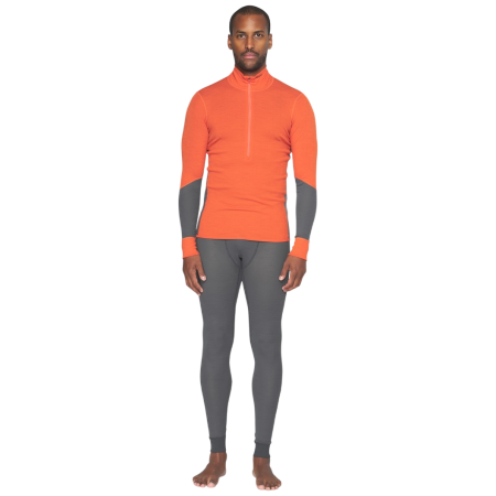 Camiseta funcional de hombre Devold Wool Mesh 190 Zip Neck Man