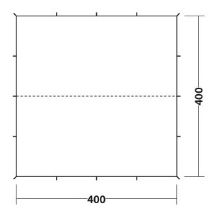 Lona tarp Robens Tarp 4 x 4 m Exp