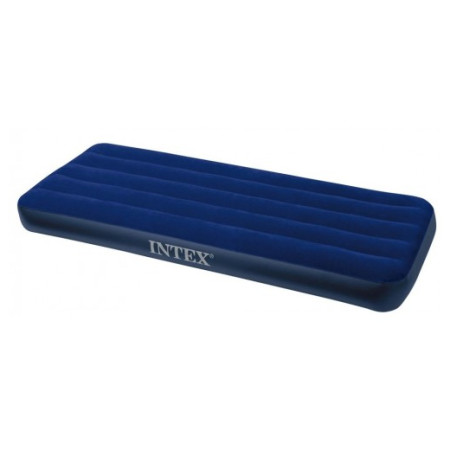Colchón hinchable Intex Cot Size Classic Downy Airbed azul