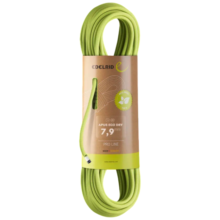 Cuerda Edelrid Apus Eco Dry 7,9mm 60m verde claro 138 oasis
