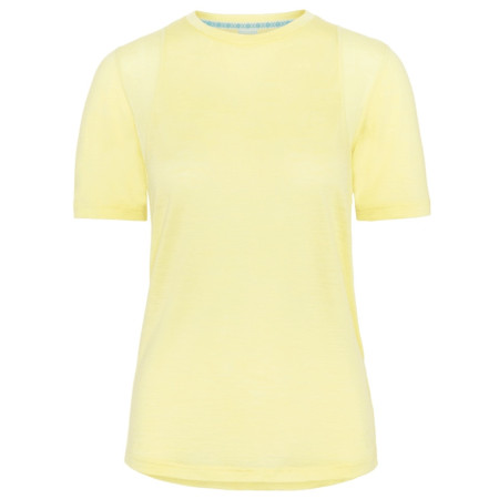 Camiseta funcional de mujer Kari Traa Embla Wool Tee amarillo Mellow Yellow
