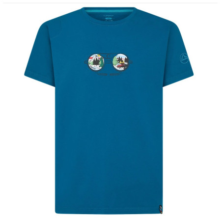 Camiseta de hombre La Sportiva View T-Shirt M azul Space Blue