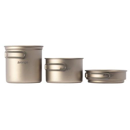 Juego de cocina Vango Titanium 3 Piece Cook Set plata Titanium