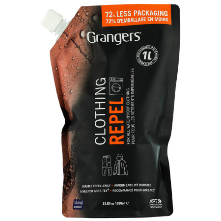 Impermeabilizante Granger's Clothing Repel 1L negro/naranja