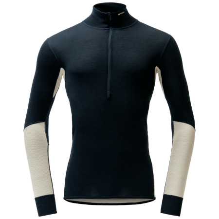 Camiseta funcional de hombre Devold Wool Mesh 190 Zip Neck Man