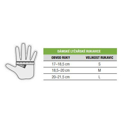 Guantes de esquí para mujer Relax Gerda