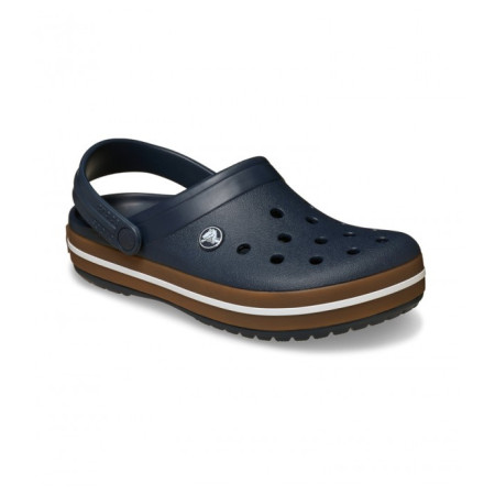 Pantuflas de hombre Crocs Crocband Gum Clog azul oscuro Navy