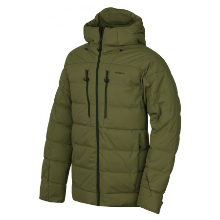 Chaqueta de plumón para hombre Husky DESTER M verde oscuro Khaki