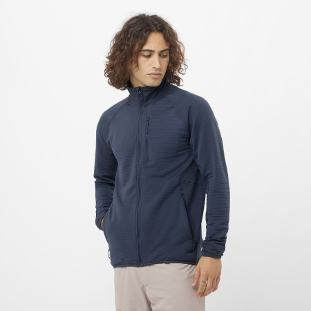 Sudadera de hombre Salomon Essential Lightwarm FZ M