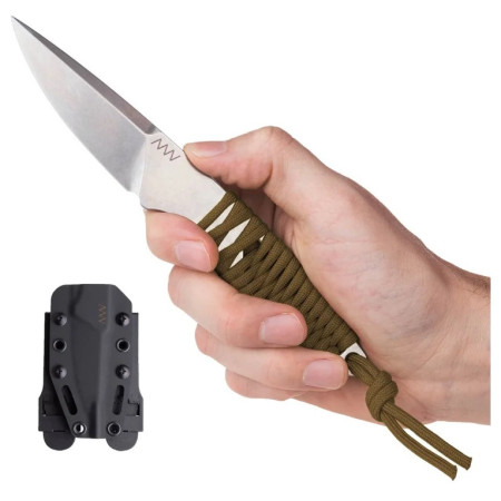 Cuchillo Acta non verba P100 Stonewash/Sand marrón Sand