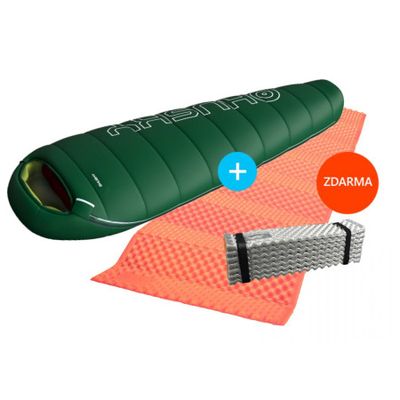 Juego de saco de dormir Husky Monti -11°C + Akord naranja