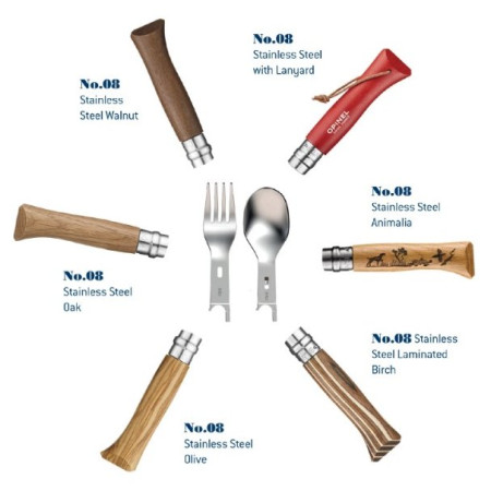 Juego Opinel Picnic Plus con cuchillo