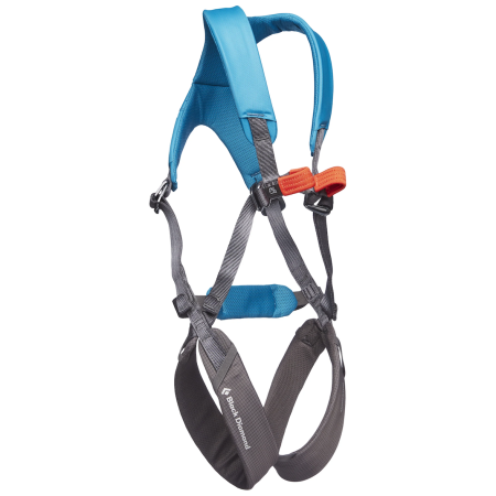 Arnés de cuerpo entero para niños Black Diamond K Momentum Full Body Harness negro/azul Azul