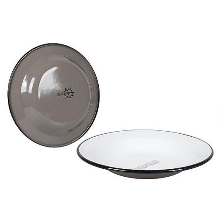 Plato Bo-Camp UO Enamel Campfire Plate Taupe