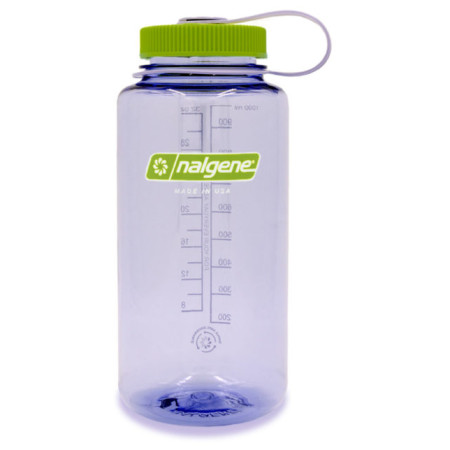 Botella Nalgene Wide Mouth Sustain 1l violeta/verde DoveGrey