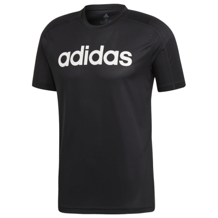Camiseta de hombre Adidas D2M COOL Logo T negro Black