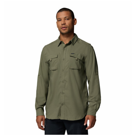 Camisa de hombre Columbia Silver Ridge™ Utility II LS Shirt verde Stone Green