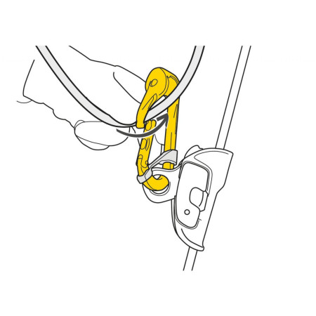 Mosquetón Petzl Rollclip A Triact-Lock