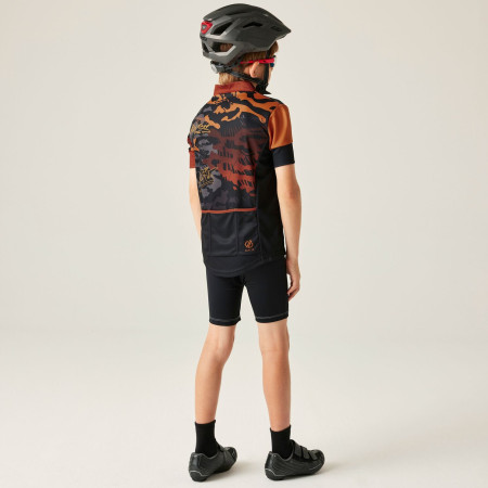Maillot de ciclismo para niños Dare 2b Dynamite Jersey Blk Graffiti