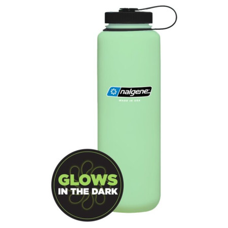 Botella Nalgene Wide Mouth Sustain Silo 1500 ml verde claro Glow