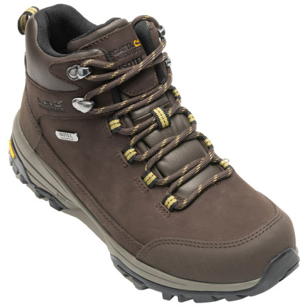 Calzado de mujer Regatta Womens Burrell Leather Boot II marrón Chestnut