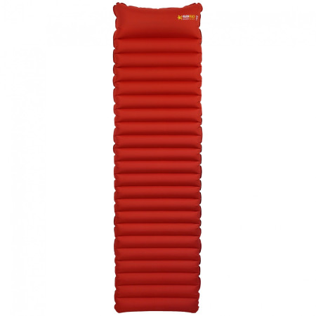 Colchoneta hinchable Warmpeace Stratus Lite Regular Wide rojo brick/grey