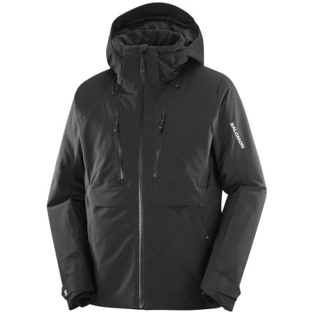 Chaqueta de hombre Salomon Brilliant 2.0 Jacket M negro DEEP BLACK