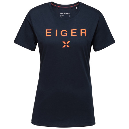 Camiseta de mujer Mammut Seile T-Shirt Women azul oscuro NightPrt