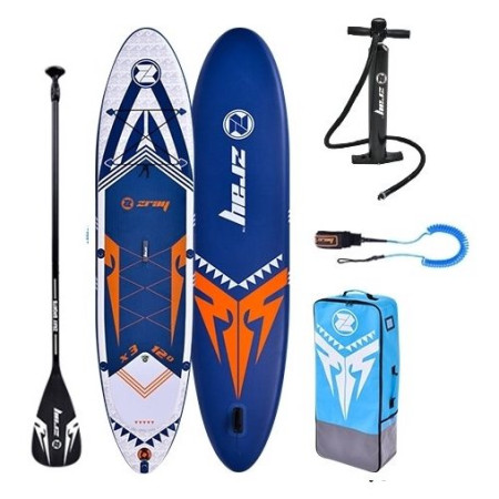 Tabla de surf de pala Zray X-Rider Epic X3 12'x32"x6" azul/gris Blue/Gray
