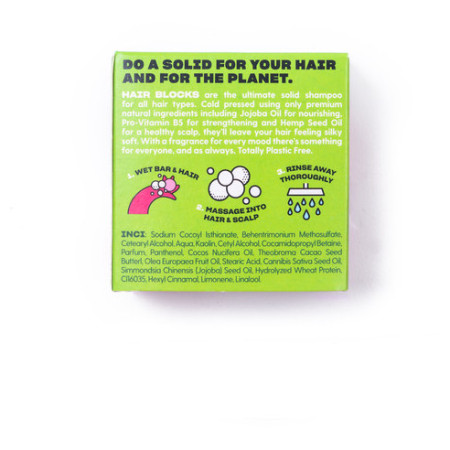 Champú Shower Blocks Solid Shampoo - Mint & Grapefruit