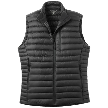 Chaleco de hombre Rab Microlight Down Vest negro