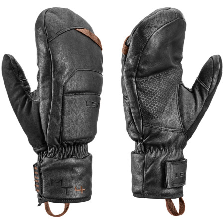Guantes de esquí Leki Montera Prime Mitt negro/marrón black-dark brown