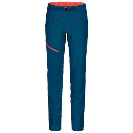 Pantalones de mujer Ortovox W's Brenta Pants azul Petrol Blue