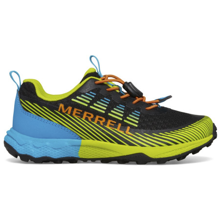 Calzado para niños Merrell Agility Peak negro/verde black/citron/cyan/orange