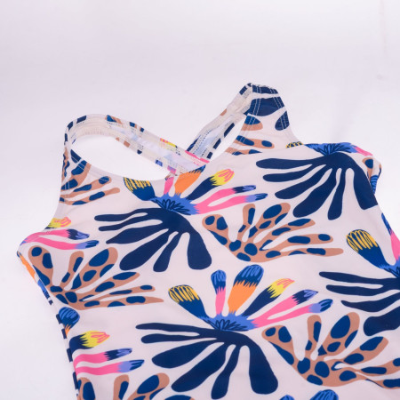 Bañador para niños Aquawave Salava Jr - Summer Beige Flower Print