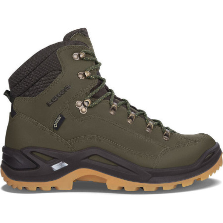 Calzado de hombre Lowa Renegade GTX Mid verde Forest/DarkBrown