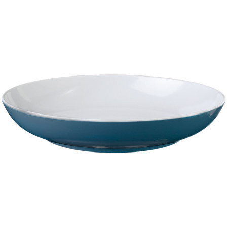 Plato Brunner Aquarius Deep plate blanco/azul
