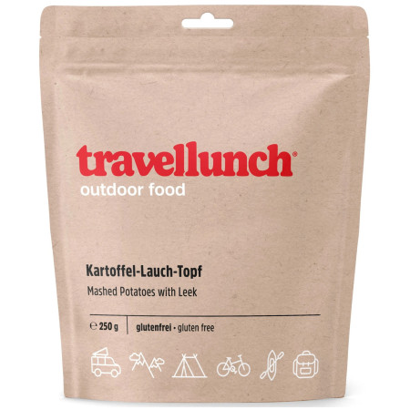 Comida deshidratada Travellunch Puré de patatas con puerro sin gluten 250 g