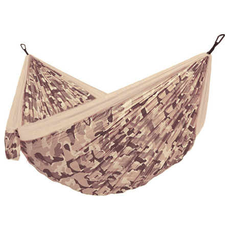 Hamaca Hamaka.eu Camping single marrón claro Sahara